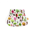 Spucktuch "Modern Owls Pink"