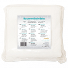 Baumwoll-Stoffwindeln, weiß, 10er Pack