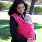 PUGHO Elastisches Baby-Tragetuch mit Taschen