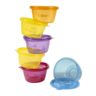 Plastikschüsseln, 6er-Pack