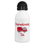 Trinkflasche Feuerwehr mit Sportverschluss (personalisiert)