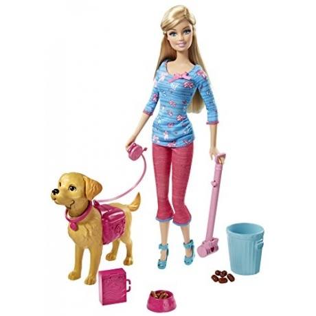 BDH74 - Barbie und Stubenreines Hündchen, Puppe mit viel Zubehör