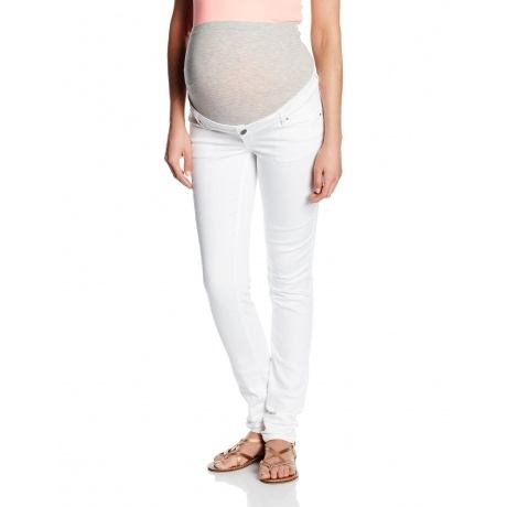 Damen Umstandshose Shelly Slim Pant, Weiß (Bright White), W33/L34 (Herstellergröße: 33)