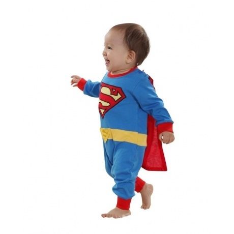 Baby-Kostüm "SUPERMAN-Strampler"