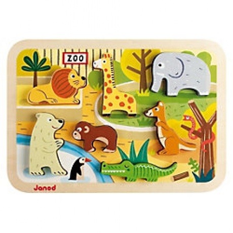 Holzpuzzle Zootiere