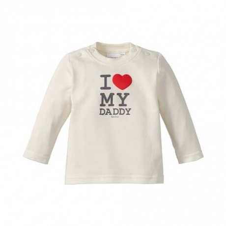 Basics Langarmshirt "I love my Daddy"