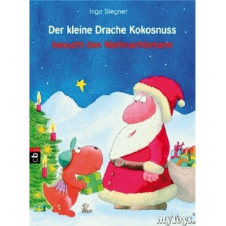 Bilderbuch "Der kleine Drache Kokosnuss besucht den Weihnachtsmann"