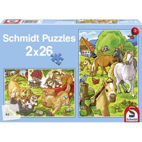 Puzzle "Die liebsten Tiere"