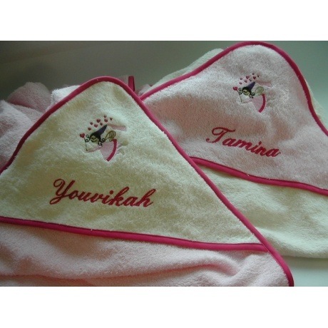 Fee 100 o. 120 cm Zwillinge Badetuch Kapuzenb...