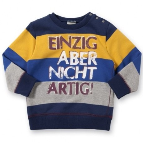 Baby Sweatshirt "Einzig, aber nicht artig"