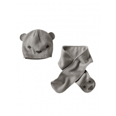 Baby-Set: Schal und Mütze. Niedlicher Teddy-Look! Baby-Set: Schal und Mütze. Niedlicher Teddy-Look!