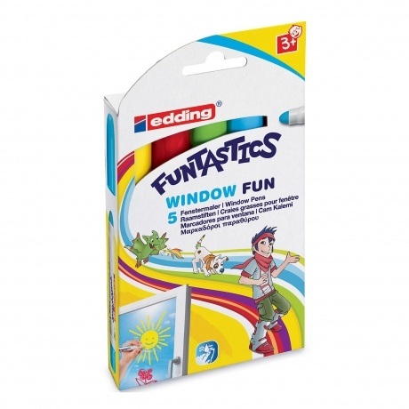 6 FUNTASTICS Window Fun Fenstermaler