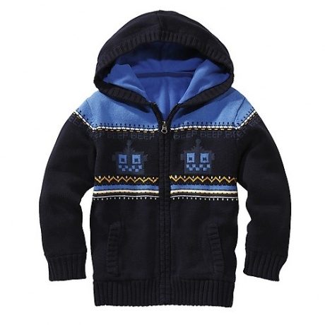 Jungen-Strickjacke