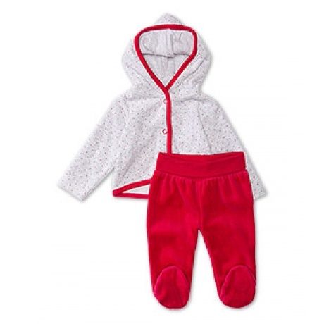 Baby Erstlingsoutfit in rot