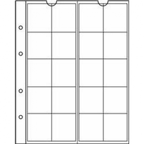 LEUCHTTURM Münzhüllen NUMIS 34 zur Münz-Aufbewahrung für Münzen bis 34mm Durchmesser | Z.B. für 2-Eu