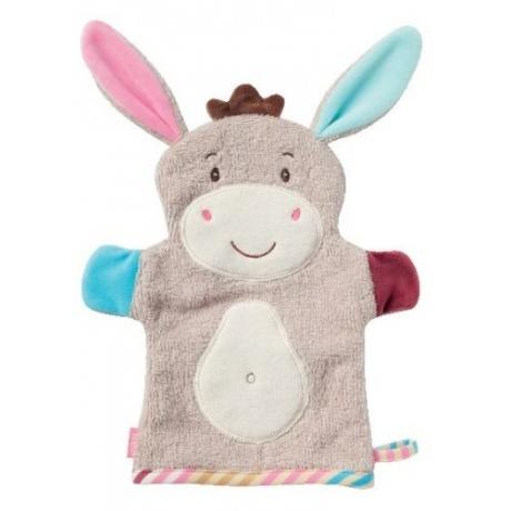 Waschhandschuh Esel