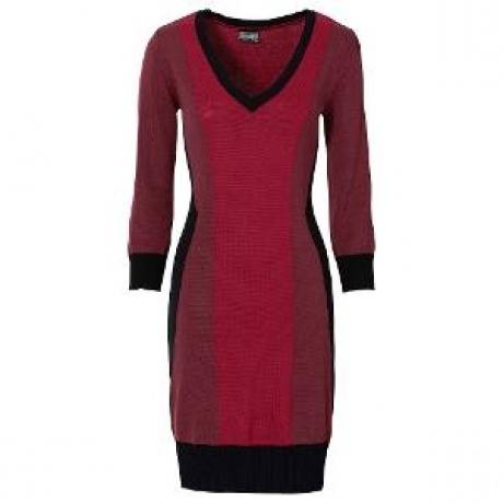 Kleid langarm  in rot von bonprix