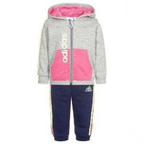 Trainingsanzug medium grey heather/light flash yellow/flash orange