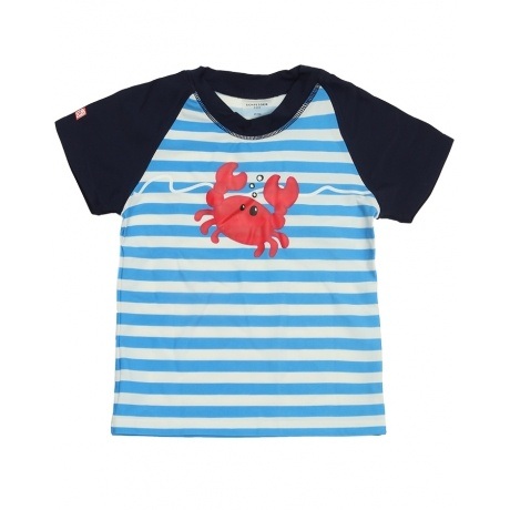 Badeshirt KREBS gestreift
