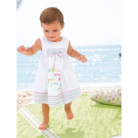 Ärmelloses Baumwoll Sommerkleid