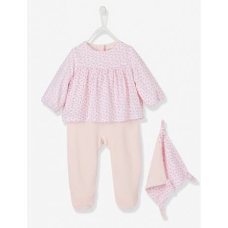 Babyset Strampler und Schmusetuch