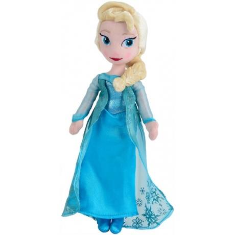 Disney Frozen Die Eiskönigin Stoffpuppe Elsa 25 cm [Kinderspielzeug]