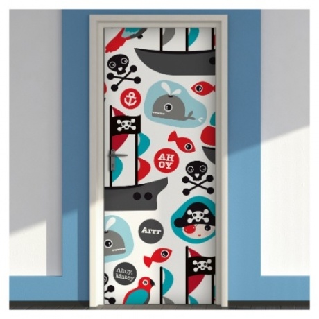 Tür-Sticker "Piraten"