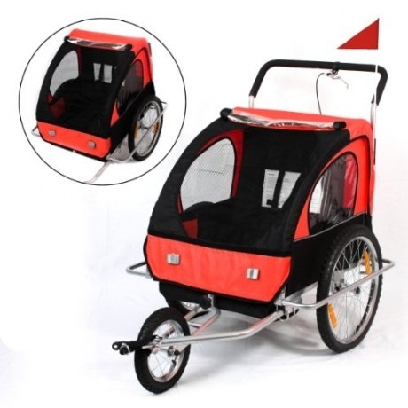 2 in 1 Fahrradanhänger und Jogger 2 in 1 Fahrradanhänger und Jogger