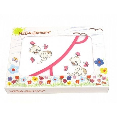 Badetuch und Latz "Katze Pinki"
