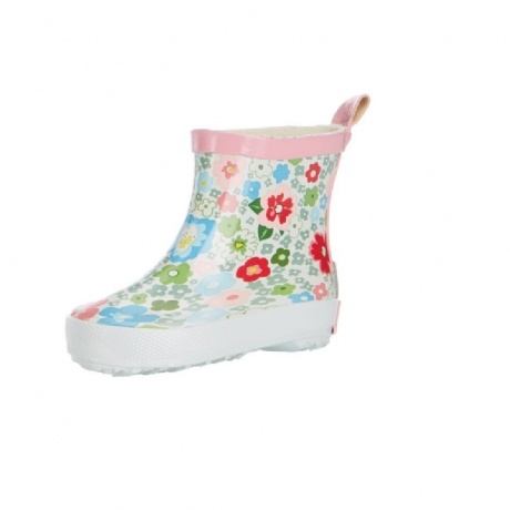 Kurzer Mädchen Gummistiefel "Blumen"