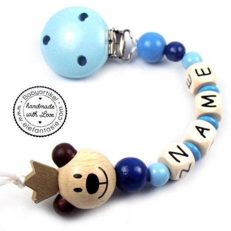 PREMIUM Schnullerkette mit Namen