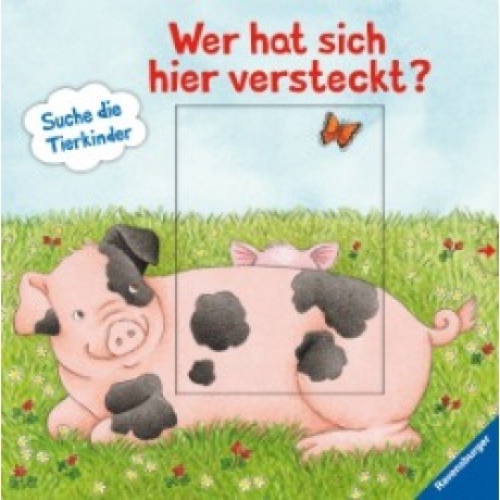 Wer hat sich hier versteckt? Suche die Tierkinder