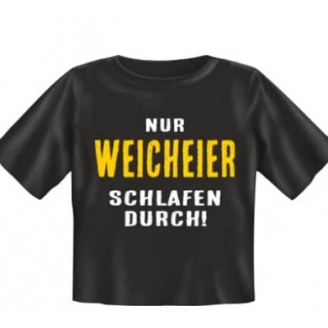 Baby-Shirt - Nur Weicheier schlafen durch - Fun T-Shirt