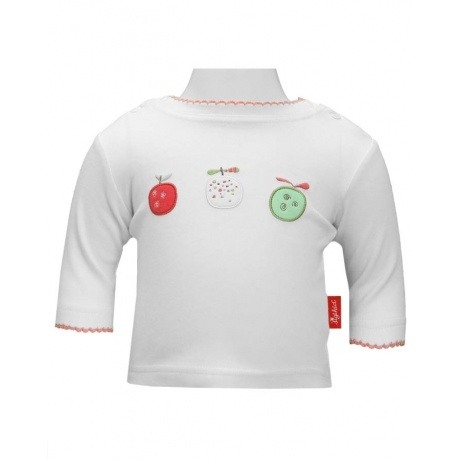 Langarmshirt mit Frucht-Applikation