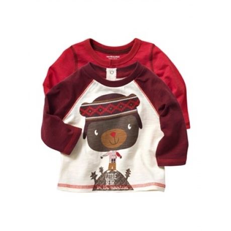 2er-Pack Langarm-Shirts für Jungen