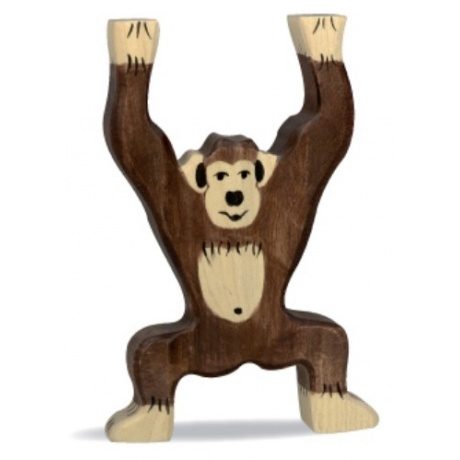 Holztiger Schimpanse