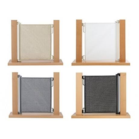 Impag Treppenschutzgitter Türschutzgitter einrollbar ausziehbar bis 140 cm