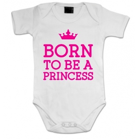 Born To Be A Princess Baby Strampler