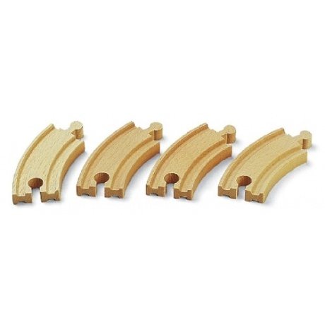 Kurze gebogene Gleise