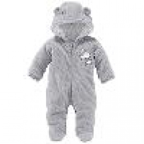 Overall, grau meliert