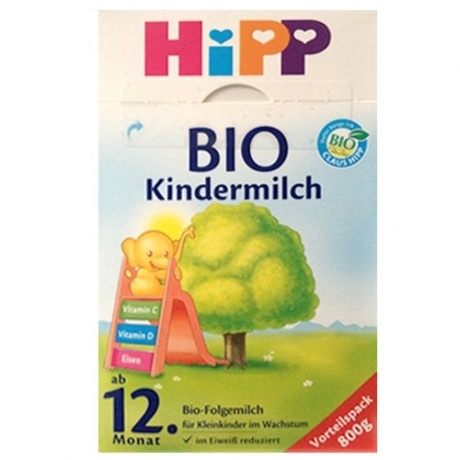 Hipp Bio Kindermilch - ab dem 12. Monat, 9er Pack (9 x 800g)