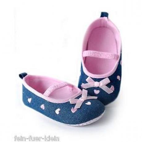 Baby Schuhe Bestickt Herzen