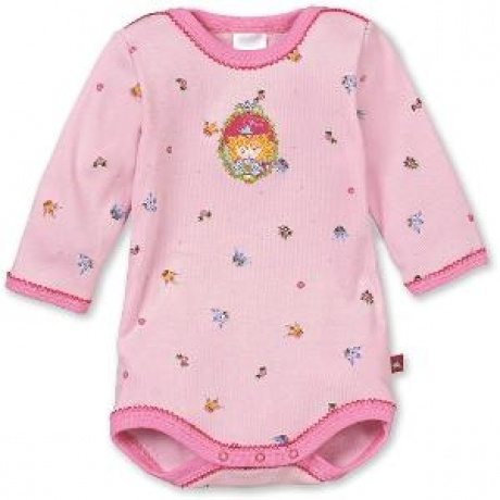 Baby Body mit Krönchen Allover-Print
