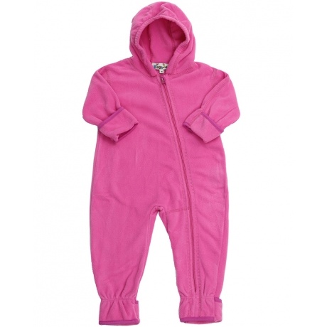 Fleece Overall mit Kapuze
