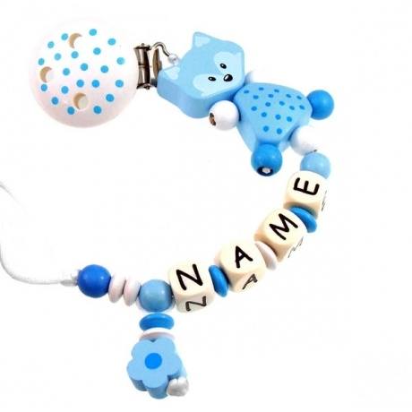 PREMIUM Schnullerkette mit Namen
