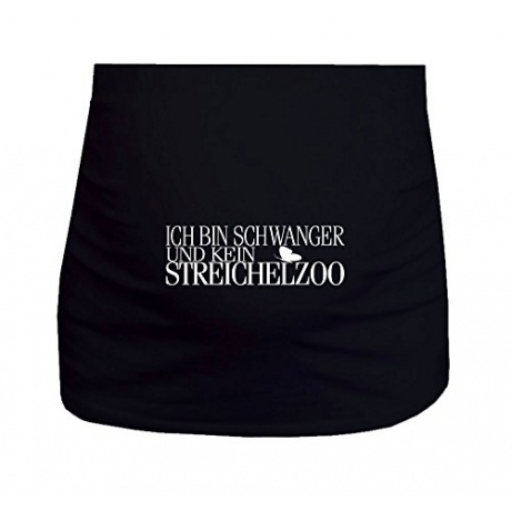 Bauchband "Schwanger und kein Streichelzoo"