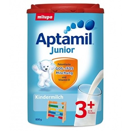 Aptamil Kinder-Milch Junior 3+ ab dem 3. Jahr, 12er Pack (12 x 800g)
