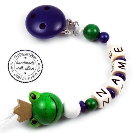 PREMIUM Schnullerkette mit Namen