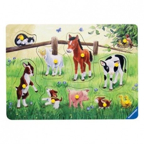 Ravensburger Heimische Tierkinder - 10 Teile