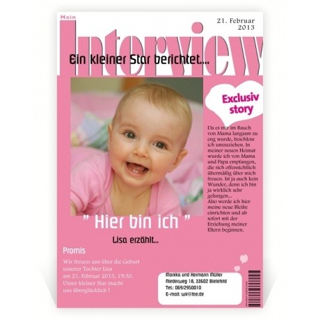baby-cards.de Poster